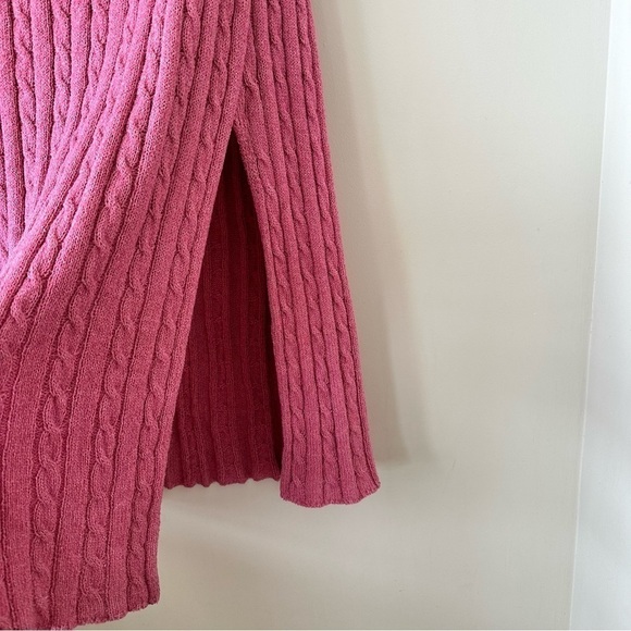 Anthropologie-Angeline Sweater Midi Skirt in Pink (Large) - Picture 8 of 11